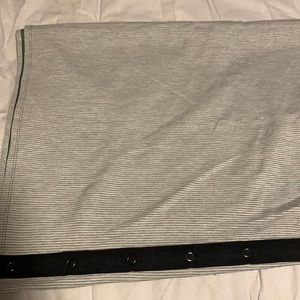 Lululemon Vinyasa Scarf. Rulu Black, grey and white